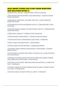 AFAA GROUP FITNESS 2026 STUDY GUIDE QUESTIONS AND SOLUTIONS RATED A&plus;