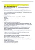 AFAA GROUP FITNESS 2026 TEST PAPER QUESTIONS AND SOLUTIONS RATED A&plus;