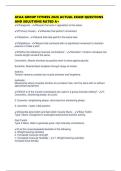 AFAA GROUP FITNESS 2026 ACTUAL EXAM QUESTIONS AND SOLUTIONS RATED A&plus; 