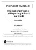 International Financial Reporting 8th Edition Instructor&rsquo;s Manual &ndash; Alan Melville &vert; IFRS Teaching Guide