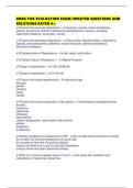 RNSG 1105 EVALUATION EXAM UPDATED QUESTIONS AND SOLUTIONS RATED A&plus;