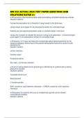 MN 553 ACTUAL 2026 TEST PAPER QUESTIONS AND SOLUTIONS RATED A&plus;