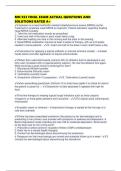 MN 553 FINAL EXAM ACTUAL QUESTIONS AND SOLUTIONS RATED A&plus;