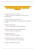 IRONWORKER NCCER EXAM COMPLETE QUESTIONS AND 100&percnt; VERIFIED ANSWERS LATEST VERSION &lpar;PASS GUARANTEE&rpar;