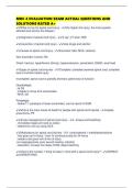 MDC 4 EVALUATION EXAM ACTUAL QUESTIONS AND SOLUTIONS RATED A&plus;
