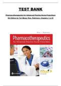 Pharmacotherapeutics for Advanced Practice Nurse Prescribers 5th Edition by Teri Moser Woo & Robinson &ndash; Complete Test Bank Chapters 1&ndash;55