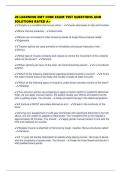JB LEARNING EMT CORE EXAM TEST QUESTIONS AND SOLUTIONS RATED A&plus;
