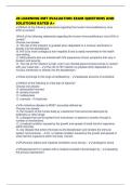 JB LEARNING EMT EVALUATION EXAM QUESTIONS AND SOLUTIONS RATED A&plus;
