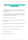 mental health final exam questions and correct answers 2025&sol;22026