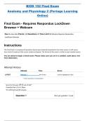 BIOD 152 Final Exam Anatomy and Physiology 2 &lpar;Portage Learning Online&rpar;