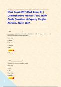West Coast EMT Block Exam &num;1 &vert; Comprehensive Practice Test &vert; Study Guide Questions & Expertly Verified Answers&comma; 2026 &vert; 2027&period;     