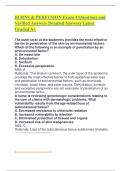 BURNS & PERFUSION Exam 4 Questions and Verified Answers Detailed Answers Latest Graded A&plus;
