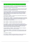 AP US History Exam Review &lpar;Updated&rpar;