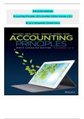 Accounting Principles 9th Canadian Edition Volume 1 & 2 Solution Manual by Jerry Weygandt & Donald Kieso &ndash; Latest Update 2026 Exam Prep &vert; Graded A&plus;