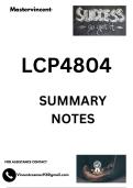 LCP4804 STUDY SUMMARY NOTES&period;