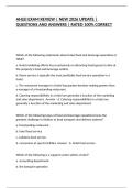 AHLEI EXAM REVIEW &vert; NEW 2026 UPDATE &vert; QUESTIONS AND ANSWERS &vert; RATED 100&percnt; CORRECT