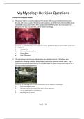 Mycology Revision Questions December 2020 &ndash; Medical Microbiology &ndash; Comprehensive revision questions with clinical scenarios