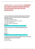 COMSAE Phase 2 Practice Questions and Correct Answers &ndash; Comprehensive Exam Preparation Guide