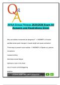 AFAA Group Fitness &lpar;Exam Code&colon; AFAA-GF2025&rpar; &ndash; 150&plus; Exam Questions on FITT&comma; Anatomy&comma; Injury Prevention