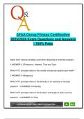AFAA Group Fitness &lpar;Exam Code&colon; AFAA-GF2025&rpar; &ndash; 200&plus; Certification Questions on FITT&comma; Anatomy&comma; Special Populations&comma; Nutrition