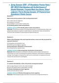 Spring Semester 2026 &ndash; ATI Remediation Practice Packs &vert; 160&plus; NCLEX-Style Questions with Verified Answers & Detailed Rationales &vert; Targeted Weak-Area Review&comma; Clinical Judgment&comma; Priority Nursing Concepts&comma; ATI Proctored Exam Remediation & Retake Success