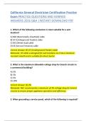 California General Electrician Certification Practice Exam Questions and Verified Answers &ndash; 2026 Edition