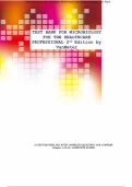 Microbiology for the Healthcare Professional &ndash; VanMeter 2nd Edition &vert; Test Bank and Practice Questions