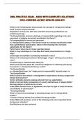 DBIA PRACTICE EXAM &ndash; HARD WITH COMPLETE SOLUTIONS 100&percnt; VERIFIED LATEST UPDATE 2026-27&excl;&excl;