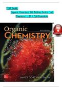 Test Bank of Organic Chemistry 4th Edition By Janice Smith