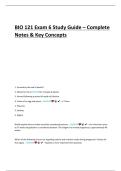 BIO 121 Exam 6 Study Guide &ndash; Complete Notes & Key Concepts
