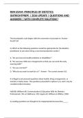 RDN EXAM&colon; PRINCIPLES OF DIETETICS &lpar;EATRIGHTPREP&rpar; &vert; 2026 UPDATE &vert; QUESTIONS AND ANSWERS &vert; WITH COMPLETE SOLUTION&excl;&excl;