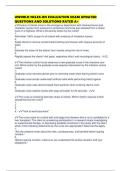 UWORLD NCLEX-RN EVALUATION EXAM UPDATED QUESTIONS AND SOLUTIONS RATED A&plus; 
