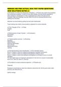 NEBOSH HSE PSM ACTUAL 2026 TEST PAPER QUESTIONS AND SOLUTIONS RATED A&plus;