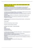 NEBOSH HSE PSM ACTUAL 2026 EXAM QUESTIONS AND SOLUTIONS RATED A&plus;