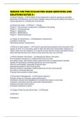 NEBOSH HSE PSM EVALUATION EXAM QUESTIONS AND SOLUTIONS RATED A&plus;