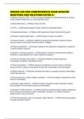 NEBOSH HSE PSM COMPREHENSIVE EXAM UPDATED QUESTIONS AND SOLUTIONS RATED A&plus;