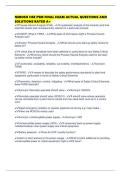 NEBOSH HSE PSM FINAL EXAM ACTUAL QUESTIONS AND SOLUTIONS RATED A&plus;