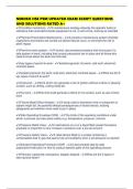 NEBOSH HSE PSM UPDATED EXAM SCRIPT QUESTIONS AND SOLUTIONS RATED A&plus;