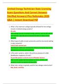 Limited Energy Technician State Licensing  Exam Questions And Correct Answers  &lpar;Verified Answers&rpar; Plus Rationales 2026  Q&A &vert; Instant Download Pdf