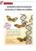 TEST BANK for Introduction to Genetic Analysis by Griffiths &vert; Complete Exam Multi Choice Questions & Answers &vert; updated 2025&sol;2026 &vert; A&plus; Grades