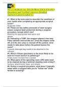 NCCT SURGICAL TECH PRACTICE EXAM 5 Questions and Verified Answers Detailed Answers Latest Graded