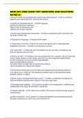 BOSR DCF CORE EXAM TEST QUESTIONS AND SOLUTIONS RATED A&plus;