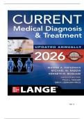 TEST BANK FOR CURRENT Medical Diagnosis & Treatment 2026 65th Edition by Maxine A&period; Papadakis&comma; Michael W&period; Rabow&comma; Kenneth R&period; McQuaid ISBN&colon;978-1266135545 COMPLETE GUIDE ALL CHAPTERS COVERED 100&percnt; VERIFIED A&plus; GRADE ASSURED &excl;&excl;&excl;&excl;&excl;&excl;NEW LATEST UPDATE&excl;&excl;&excl;&excl;&excl;