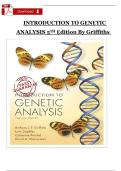 TEST BANK for Introduction to Genetic Analysis by Griffiths &vert; Complete Exam Multi Choice Questions & Answers &vert; updated 2025&sol;2026 &vert; A&plus; Grades