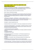 N138 EXAM SCRIPT UPDATED QUESTIONS AND SOLUTIONS RATED A&plus;