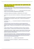CMN 350 ACTUAL 2026 CORE EXAM TEST QUESTIONS AND SOLUTIONS RATED A&plus;