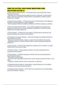 CMN 350 ACTUAL 2026 EXAM QUESTIONS AND SOLUTIONS RATED A&plus;