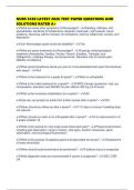 NURS 5350 LATEST 2026 TEST PAPER QUESTIONS AND SOLUTIONS RATED A&plus;