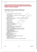 Club Pilates Written Exam Prep &vert; Updated 2026 Study Guide & Practice Questions