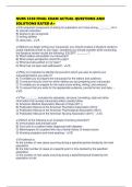 NURS 5350 FINAL EXAM ACTUAL QUESTIONS AND SOLUTIONS RATED A&plus;